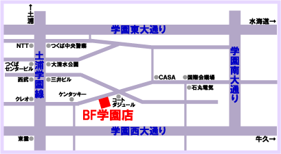 チケットショップビックフィールド 学園店地図